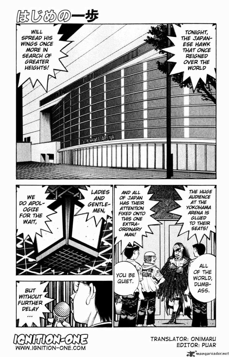 Hajime no Ippo: Fighting Spirit, Chapter 534 image 01